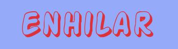 sinónimo de Enhilar