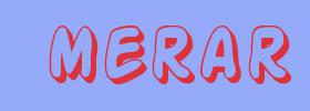 sinónimo de Merar