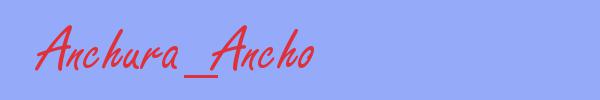 sinónimo de Anchura_Ancho