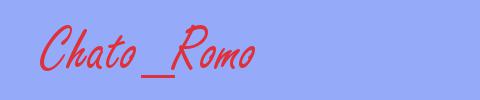 sinónimo de Chato_Romo