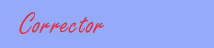 sin&oacute;nimo de Corrector