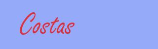 sinónimo de Costas