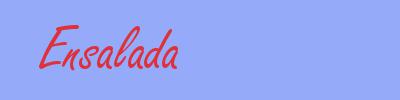 sinónimo de Ensalada